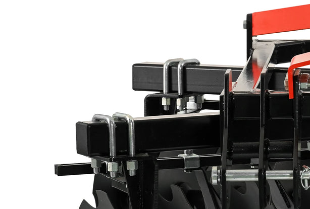 High quality boron steel disc
U-Clamp fitted frame with sq. 60 mm tube